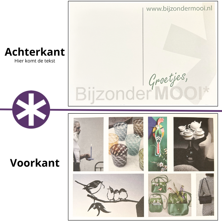 Handgeschriebene Grußkarte