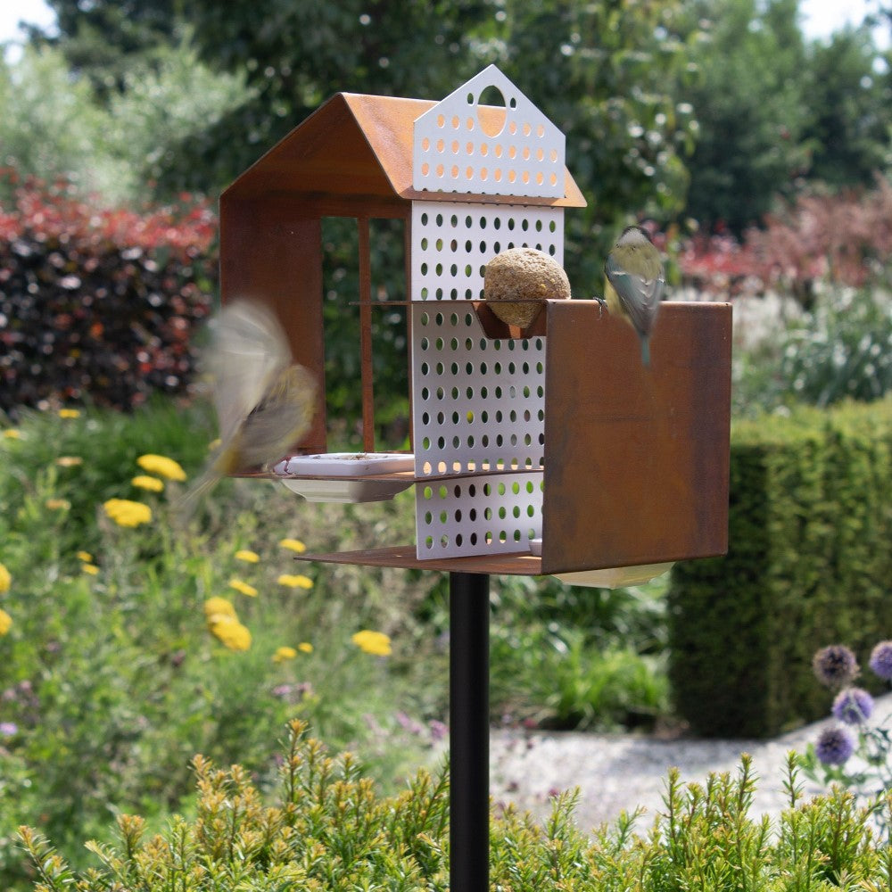Voederhuisje Tweet House – Cortenstaal