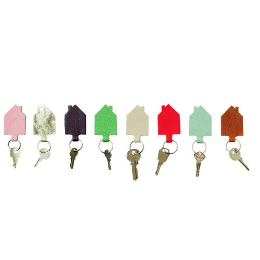 Good House Keeper Leather Keychain - Various Colors