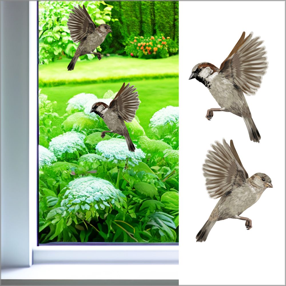 Doppelseitiger Fensteraufkleber - Verschiedene Varianten