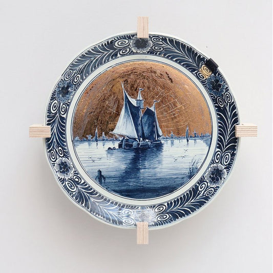 Schip goud | Delfts Blauw 2.0