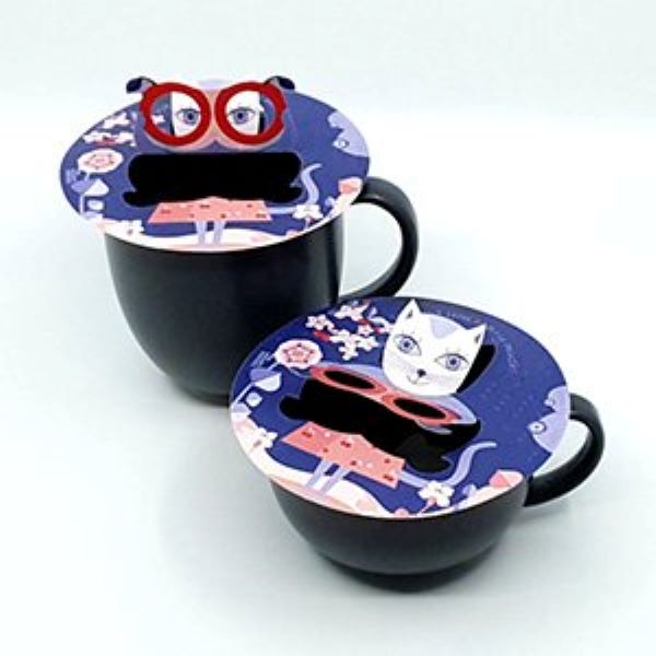 Thee ritueel Cat design - set 4 stuks
