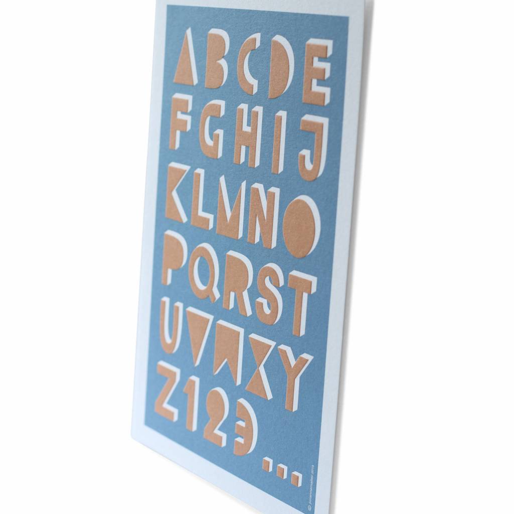 ABC Poster - Intaglio