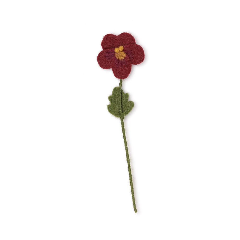 Winterviooltje Wolvilt - Diverse Kleuren