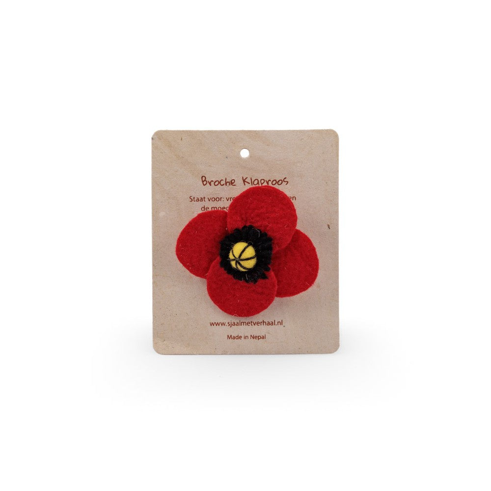 Broche Klaproos