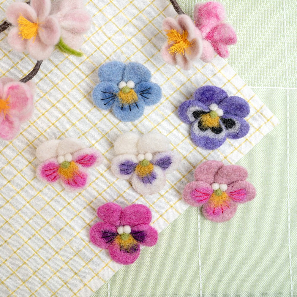 Broche Viooltje - Diverse Kleuren