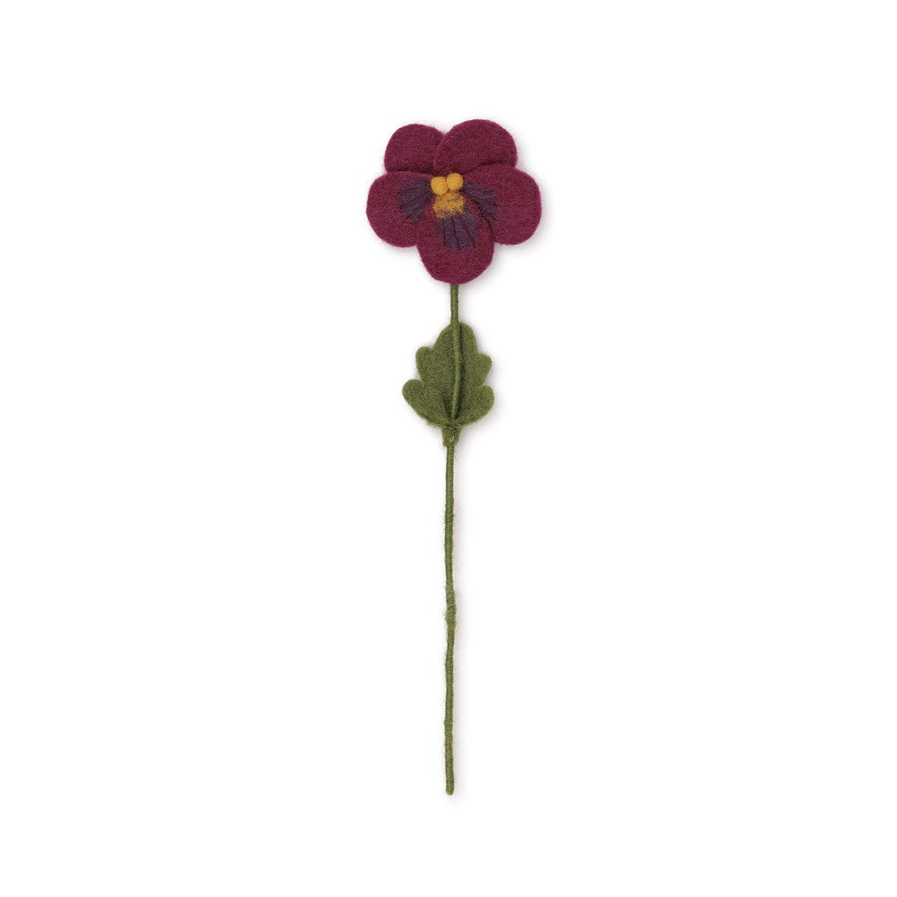 Winterviooltje Wolvilt - Diverse Kleuren