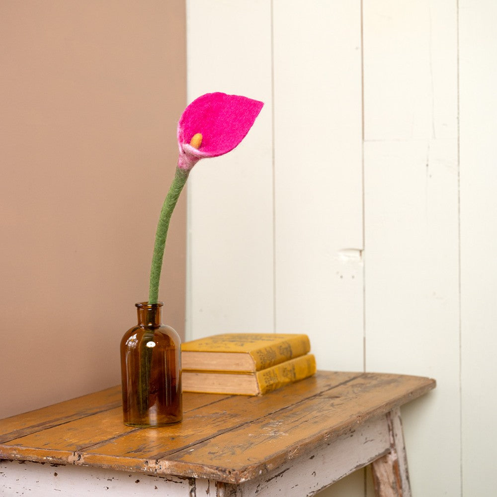 Flower Calla Wool Felt - Various Colors