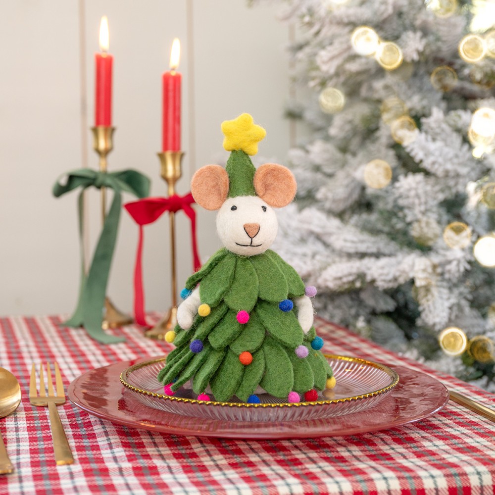Decoratie Muis Winter / Kerst - Diverse Varianten
