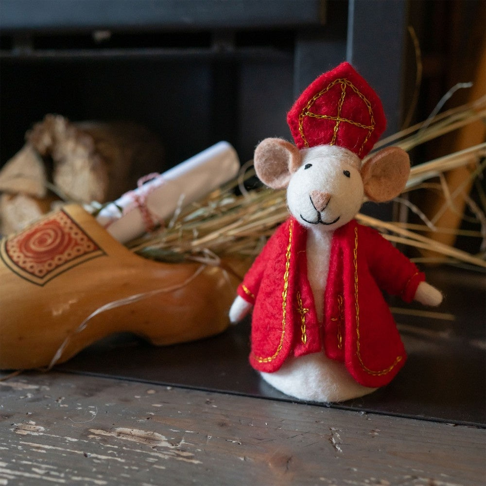 Filzdeko Maus Weihnachtsmaus