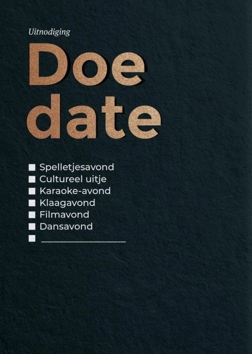 Happy Invites - Date - Verschiedene Varianten