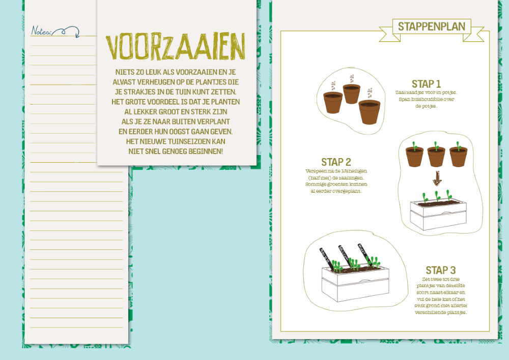 Vegetable garden calendar