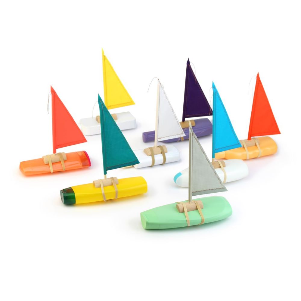 Flessenbootje Zeil - Diverse Kleuren