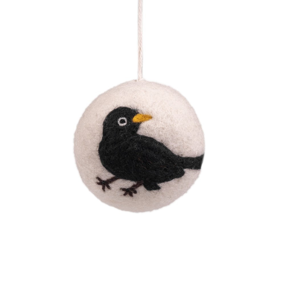 Felt Pendant Ball Bird: Various Variants