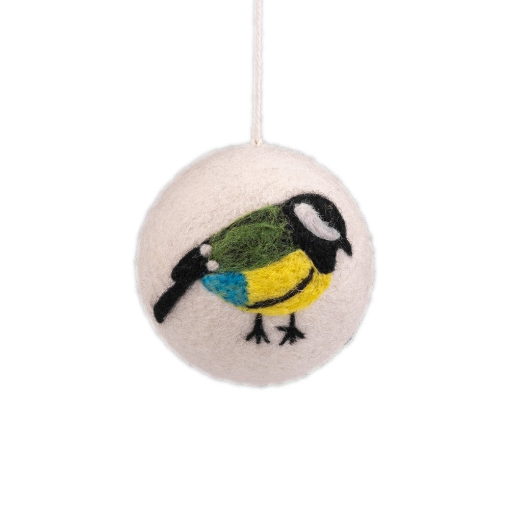 Felt Pendant Ball Bird: Various Variants