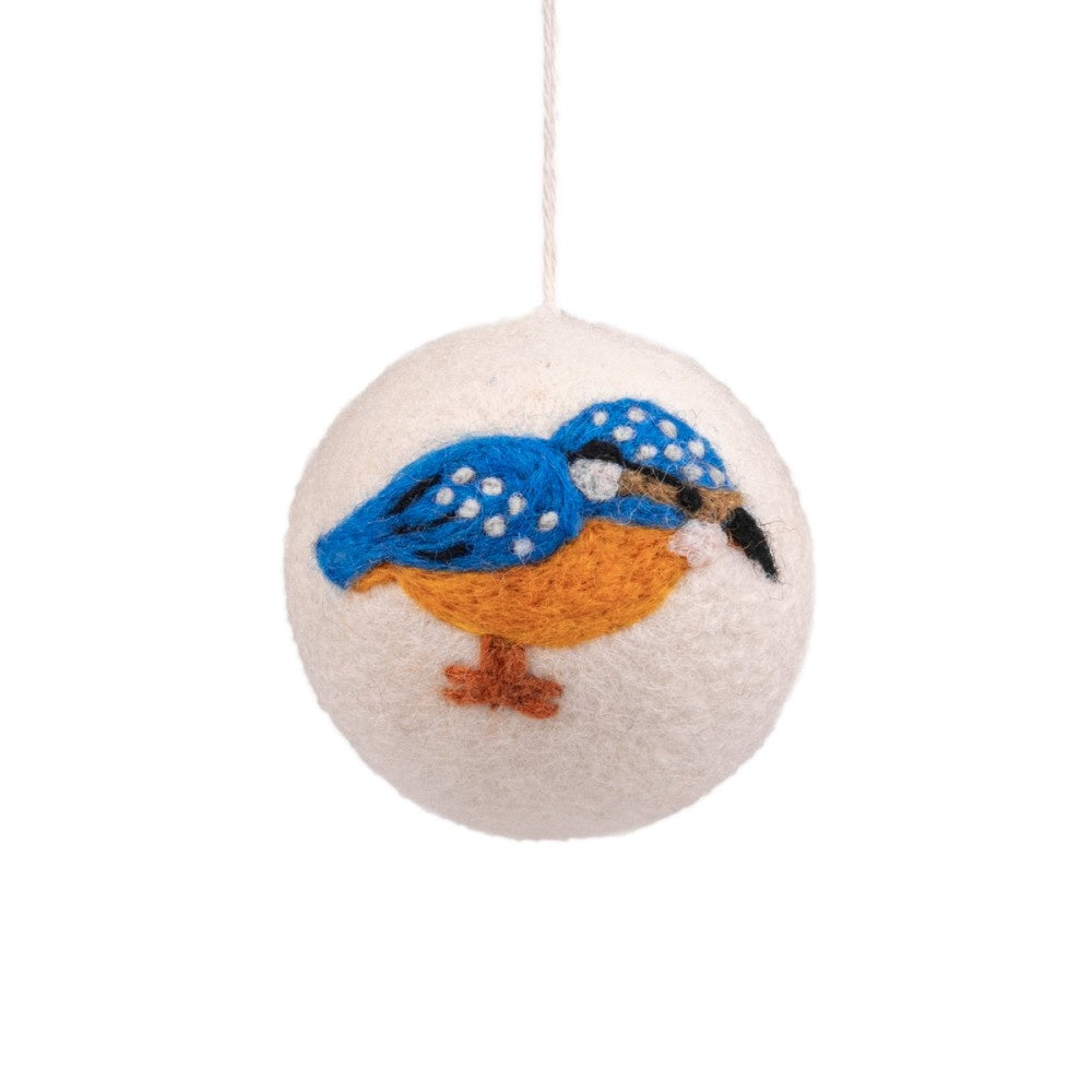 Felt Pendant Ball Bird: Various Variants