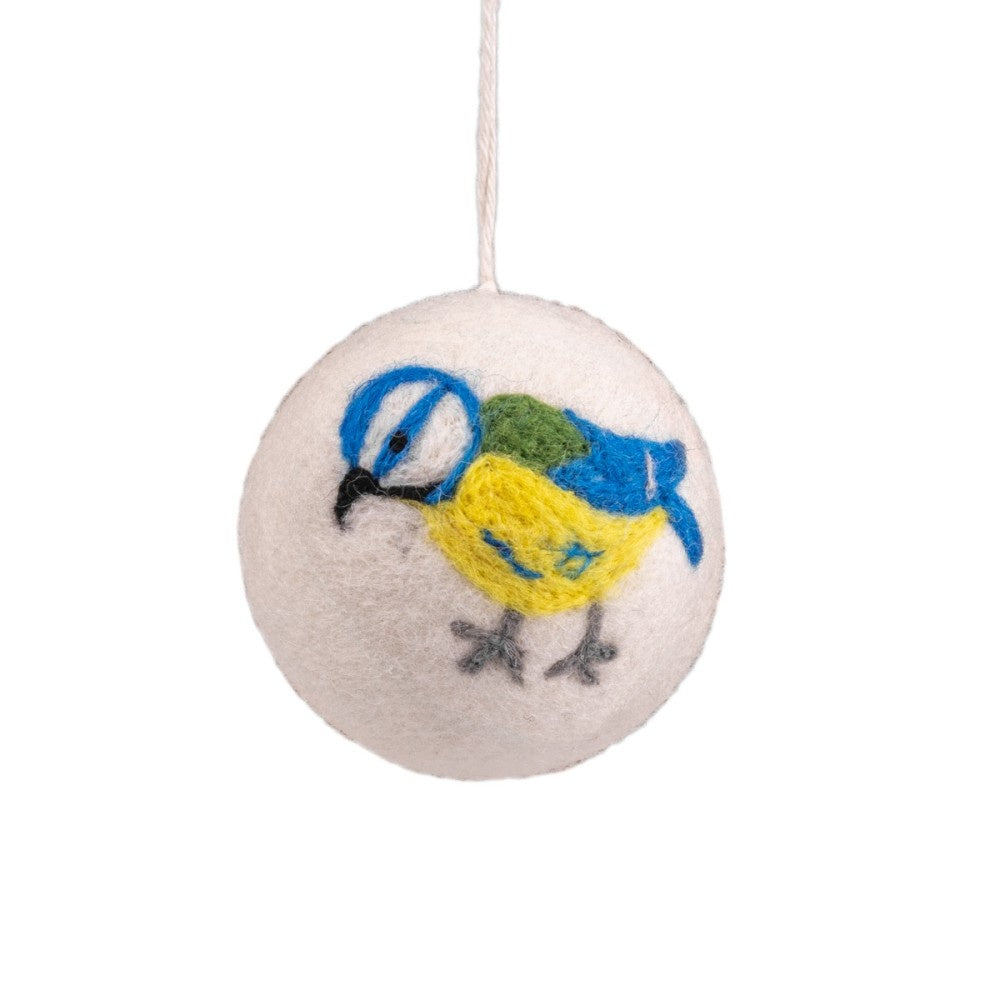 Felt Pendant Ball Bird: Various Variants