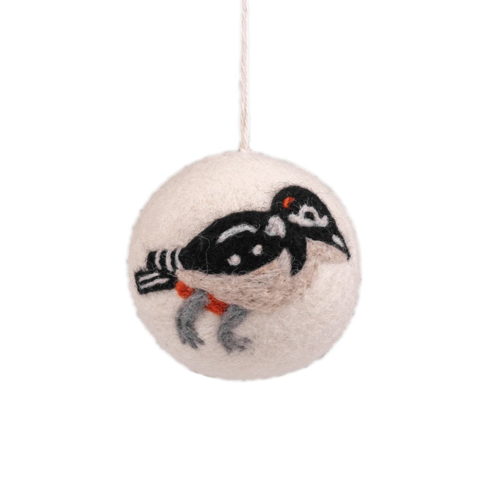 Felt Pendant Ball Bird: Various Variants