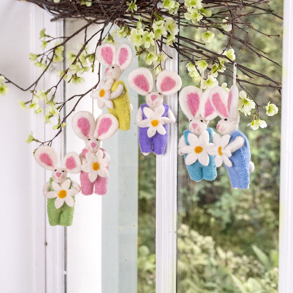 Hanger Haasje met Margriet - Diverse Kleuren