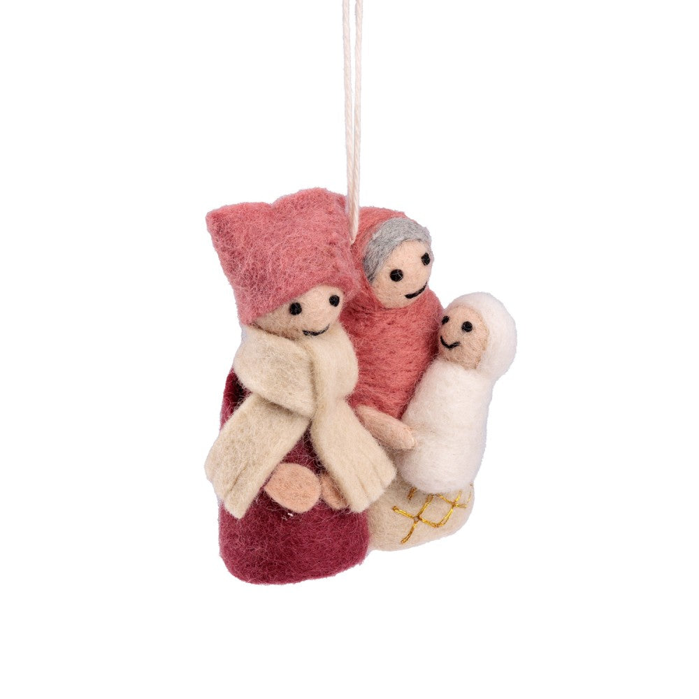 Kerst Hanger Jozef & Maria - Diverse Kleuren