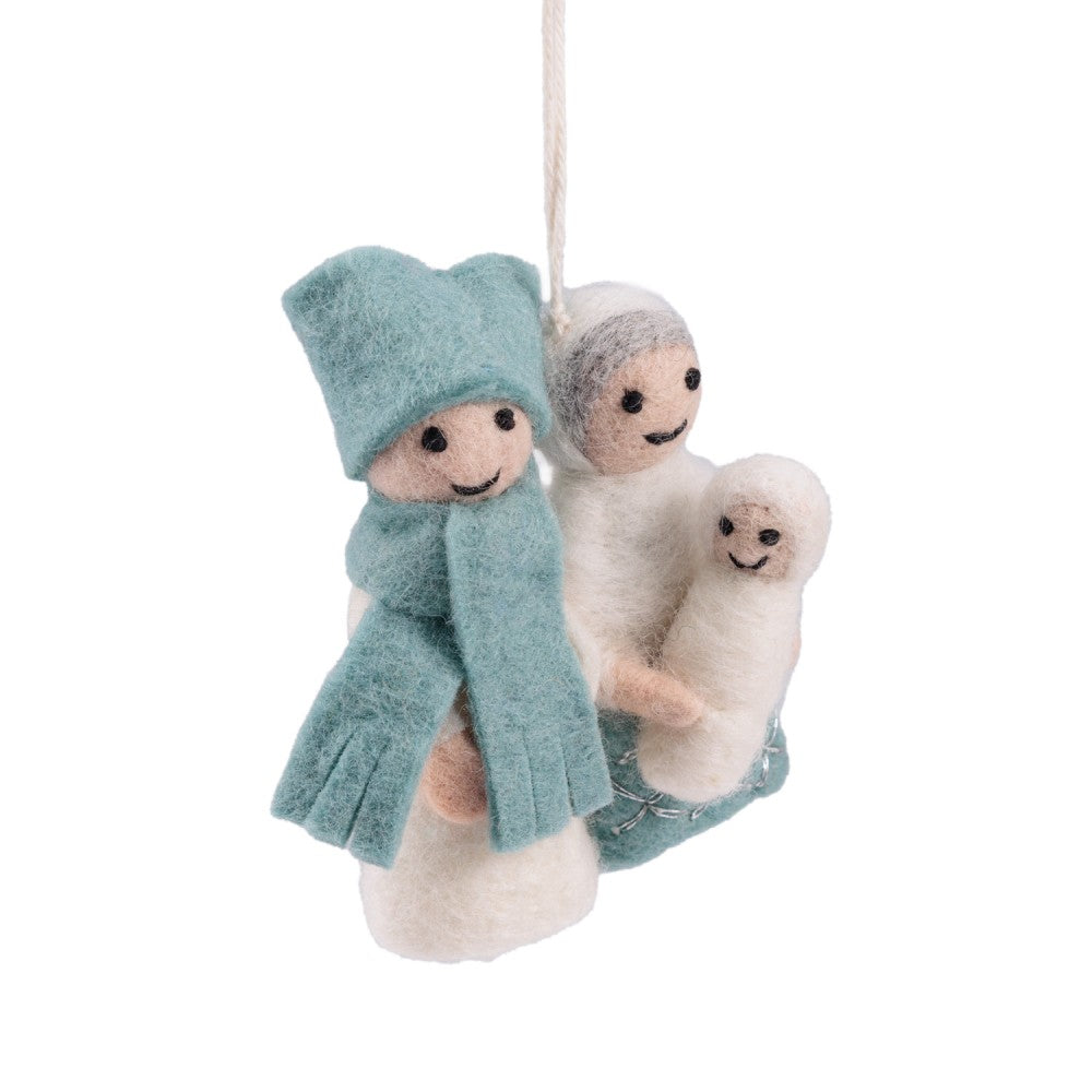 Kerst Hanger Jozef & Maria - Diverse Kleuren