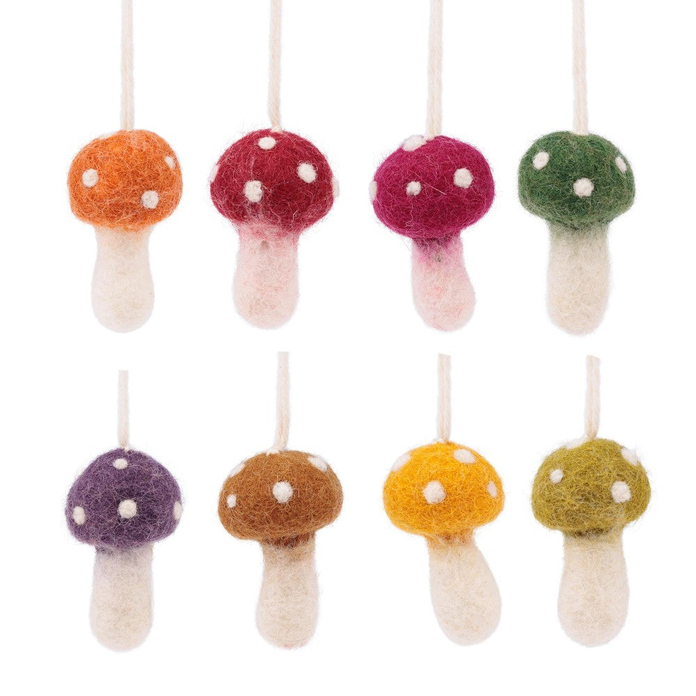Hanger Paddenstoel Indian Summer Small Assorti 8 st
