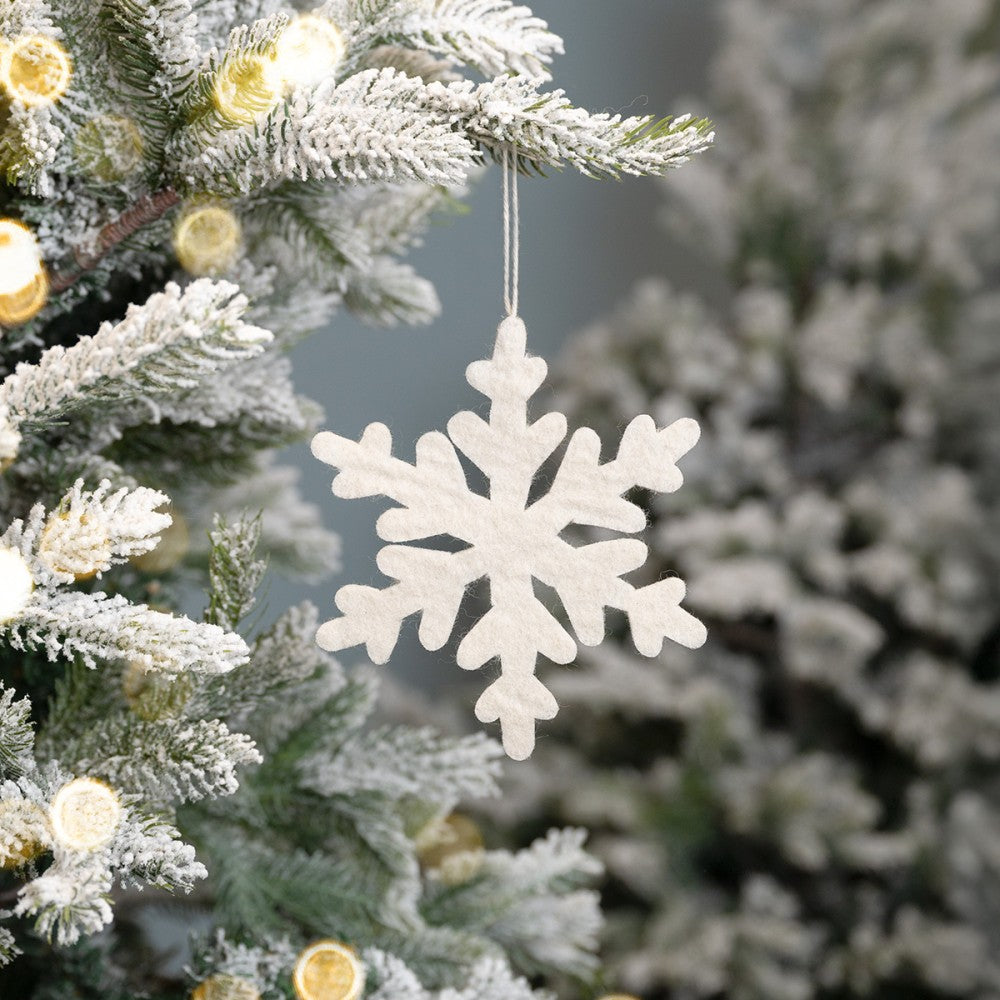Anhänger Schneeflocke 10 Stück