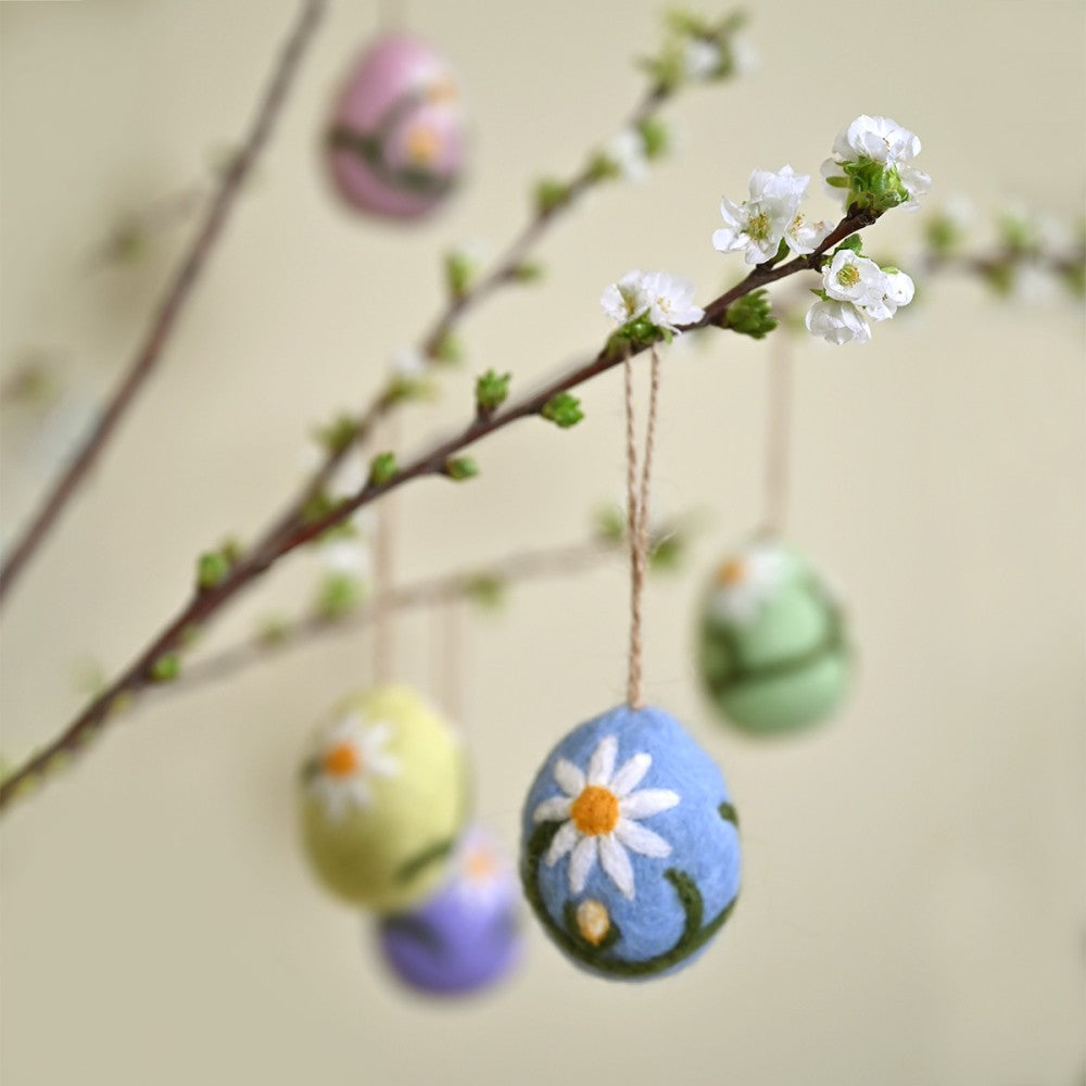 Hanger Voorjaarsei Margrietjes 6st - Diverse Afmetingen