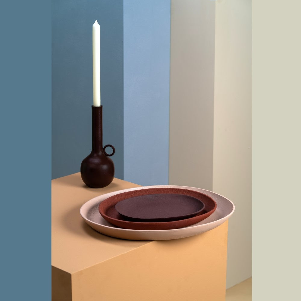 Spartan Candlestick - Brown
