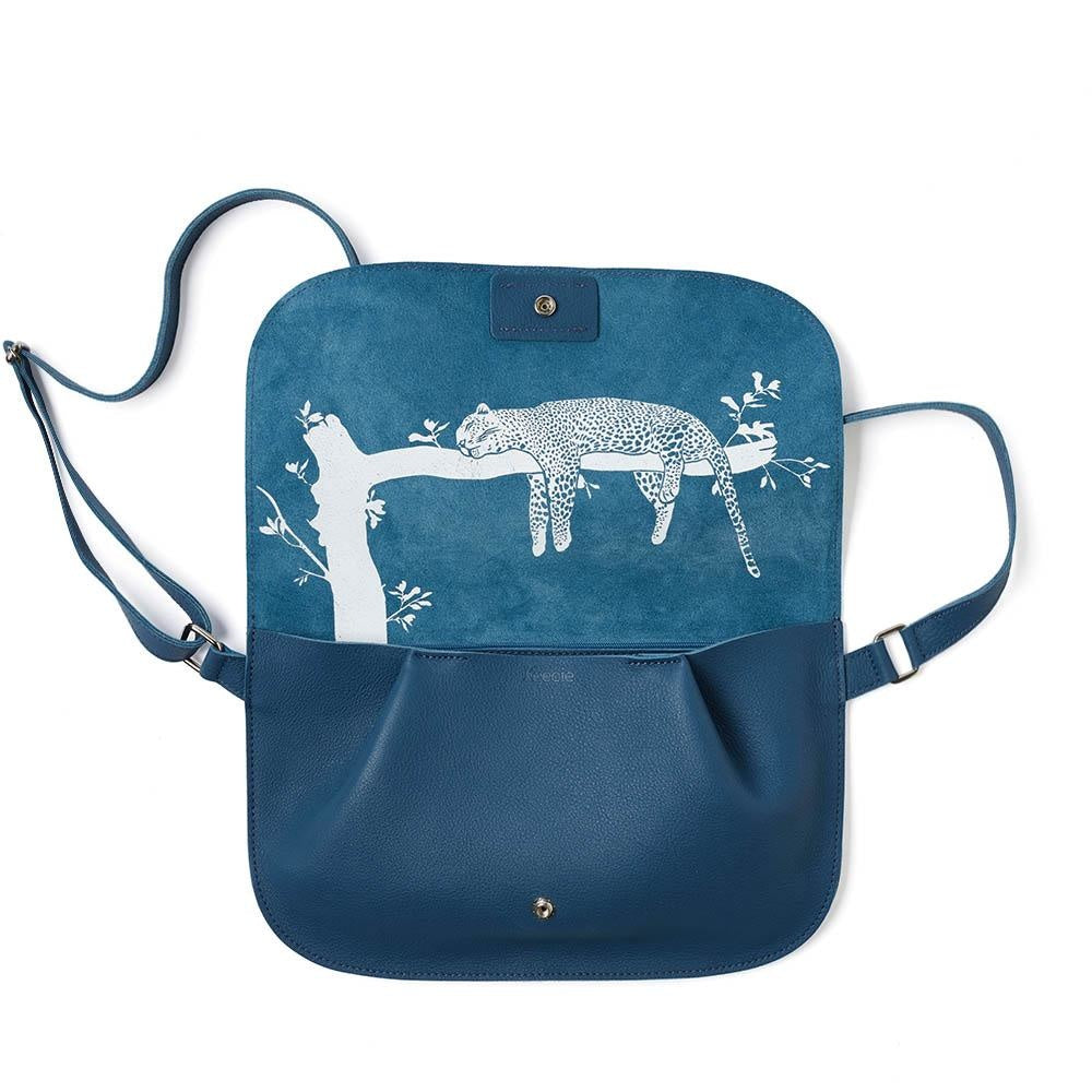 Crossbody Lazy Boy Lederen Tas - Diverse Kleuren