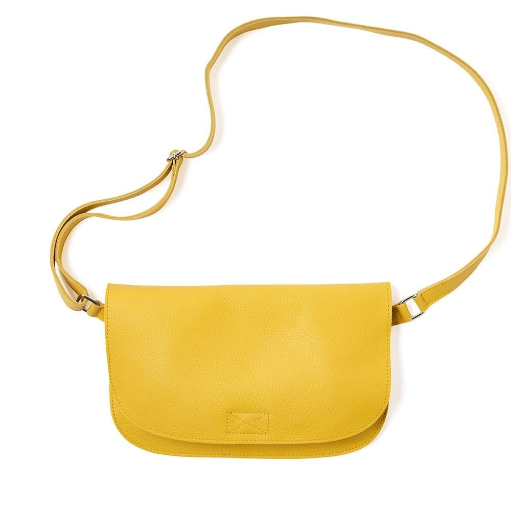 Crossbody Lazy Boy Lederen Tas - Diverse Kleuren