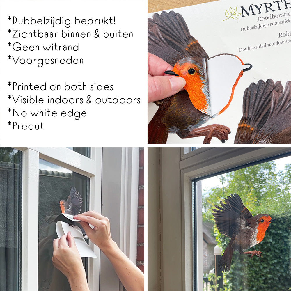 Doppelseitiger Fensteraufkleber - Verschiedene Varianten