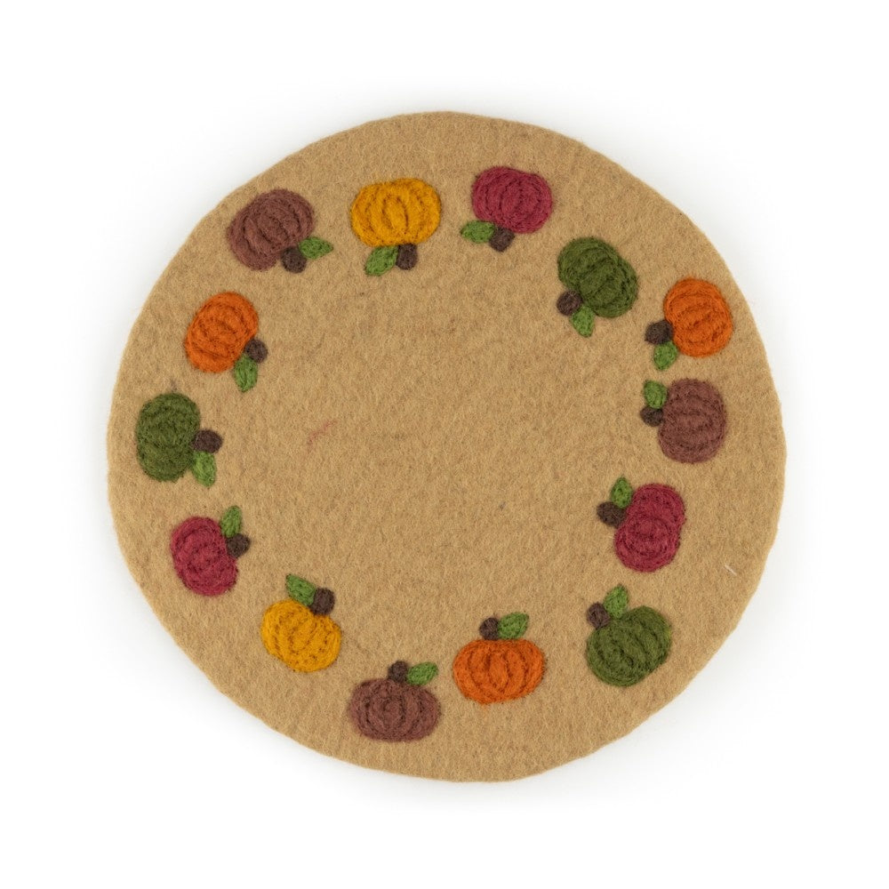 Vilten : Onderzetter 35 cm Herfst - Diverse Varianten