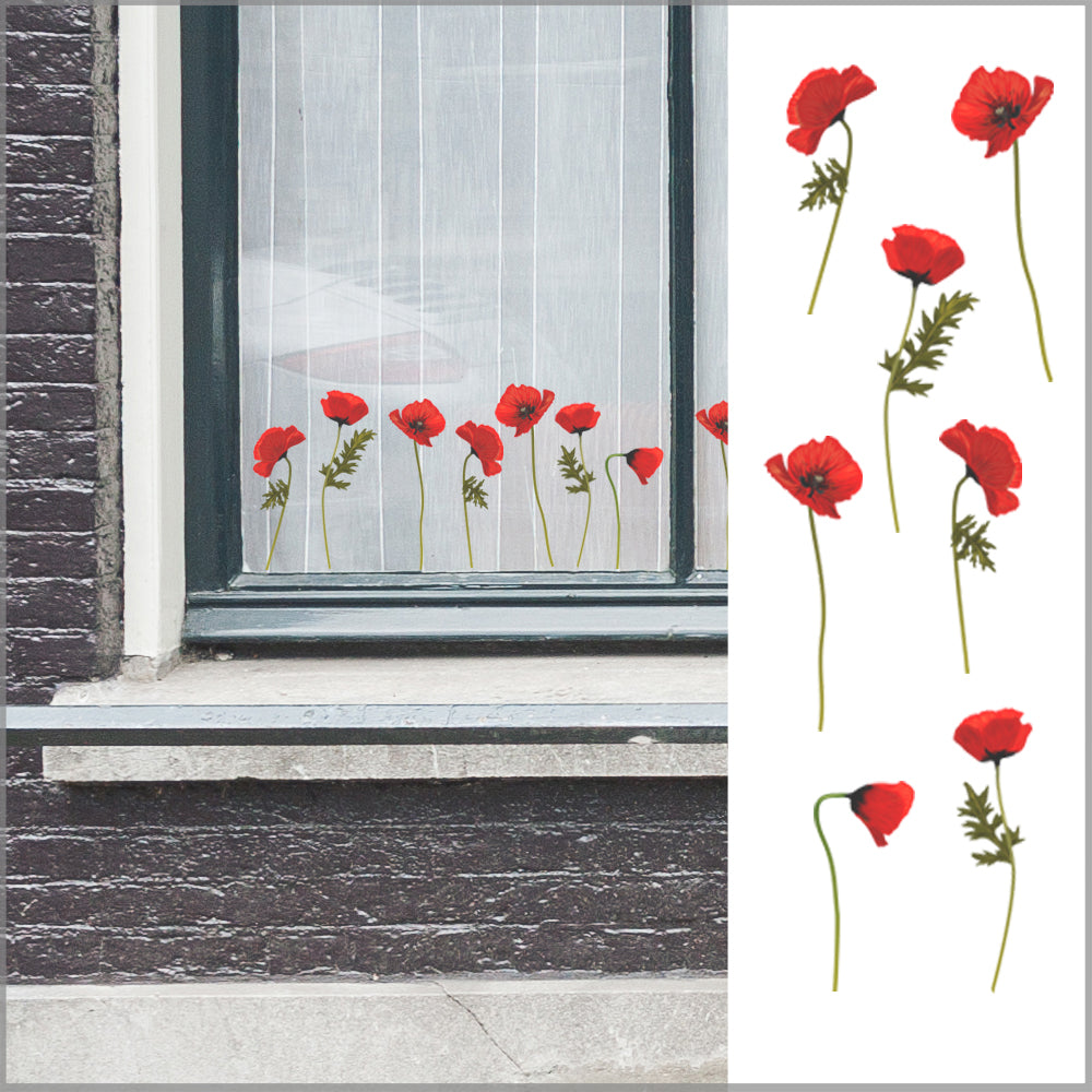 Doppelseitiger Fensteraufkleber - Verschiedene Varianten