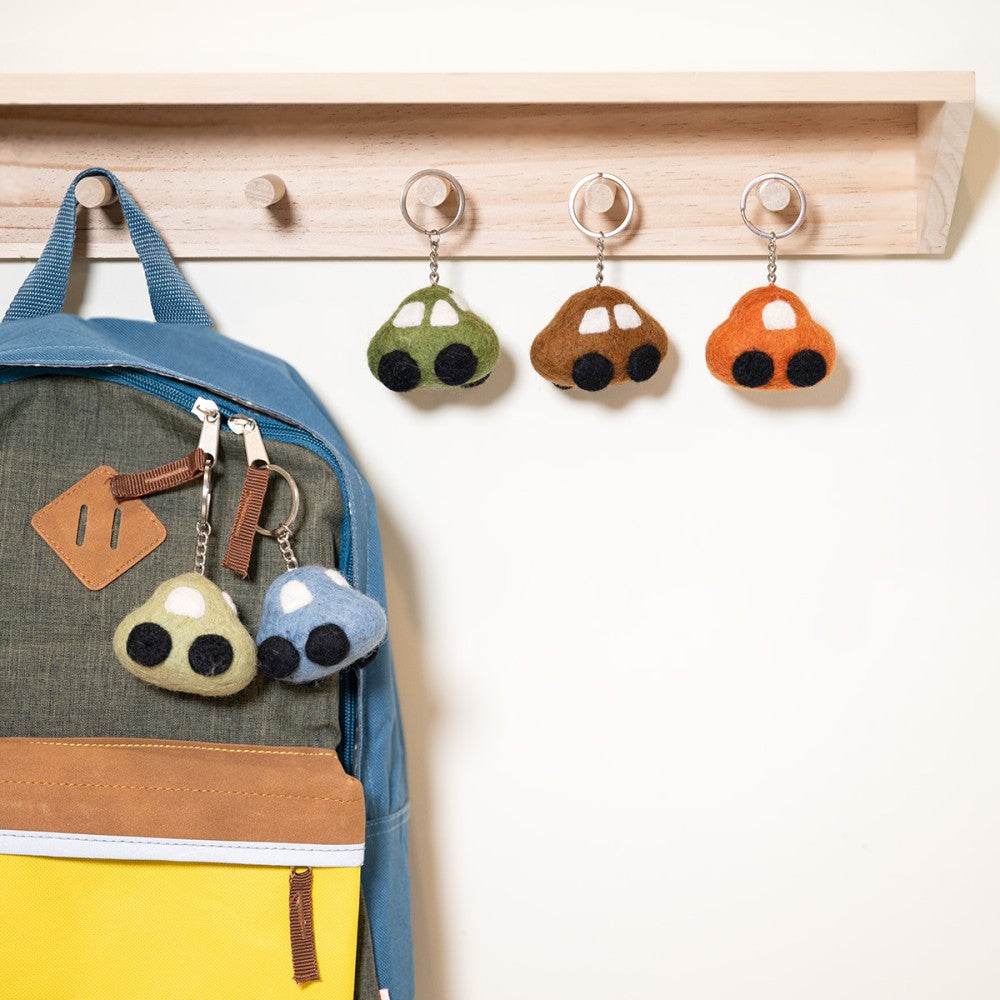 3D Sleutelhanger Auto - Diverse Kleuren