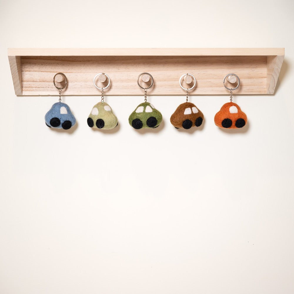 3D Sleutelhanger Auto - Diverse Kleuren