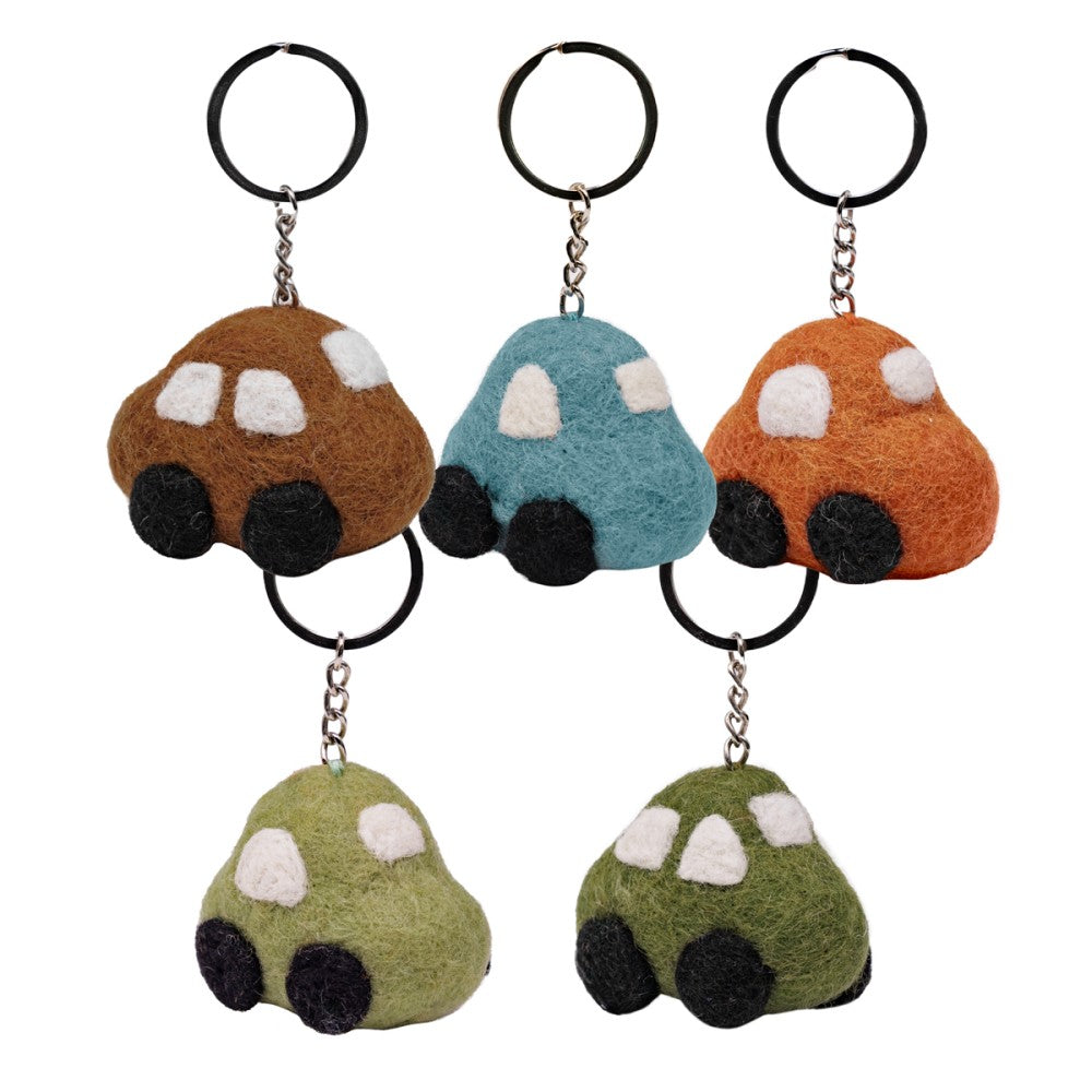 3D Sleutelhanger Auto - Diverse Kleuren