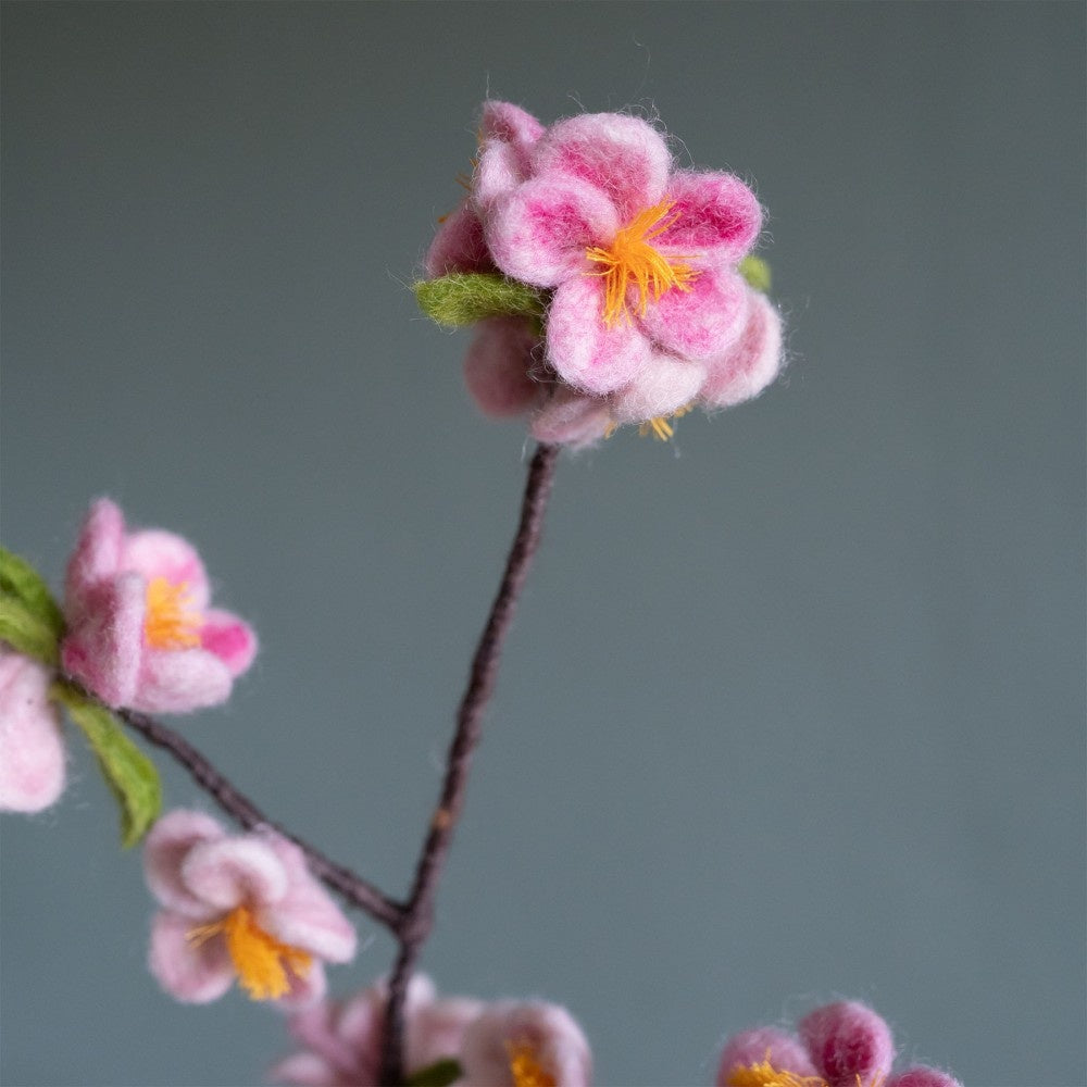 Felted Branch Apple Blossom