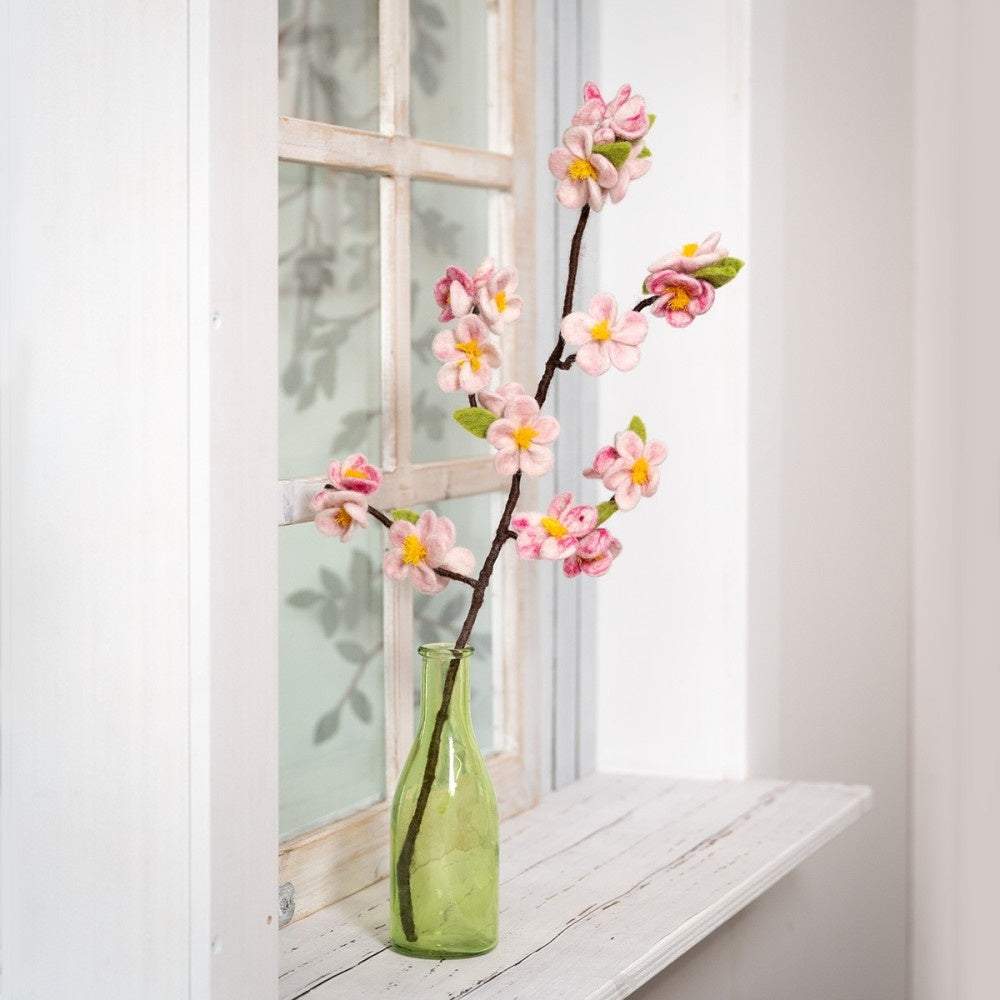 Felted Branch Apple Blossom