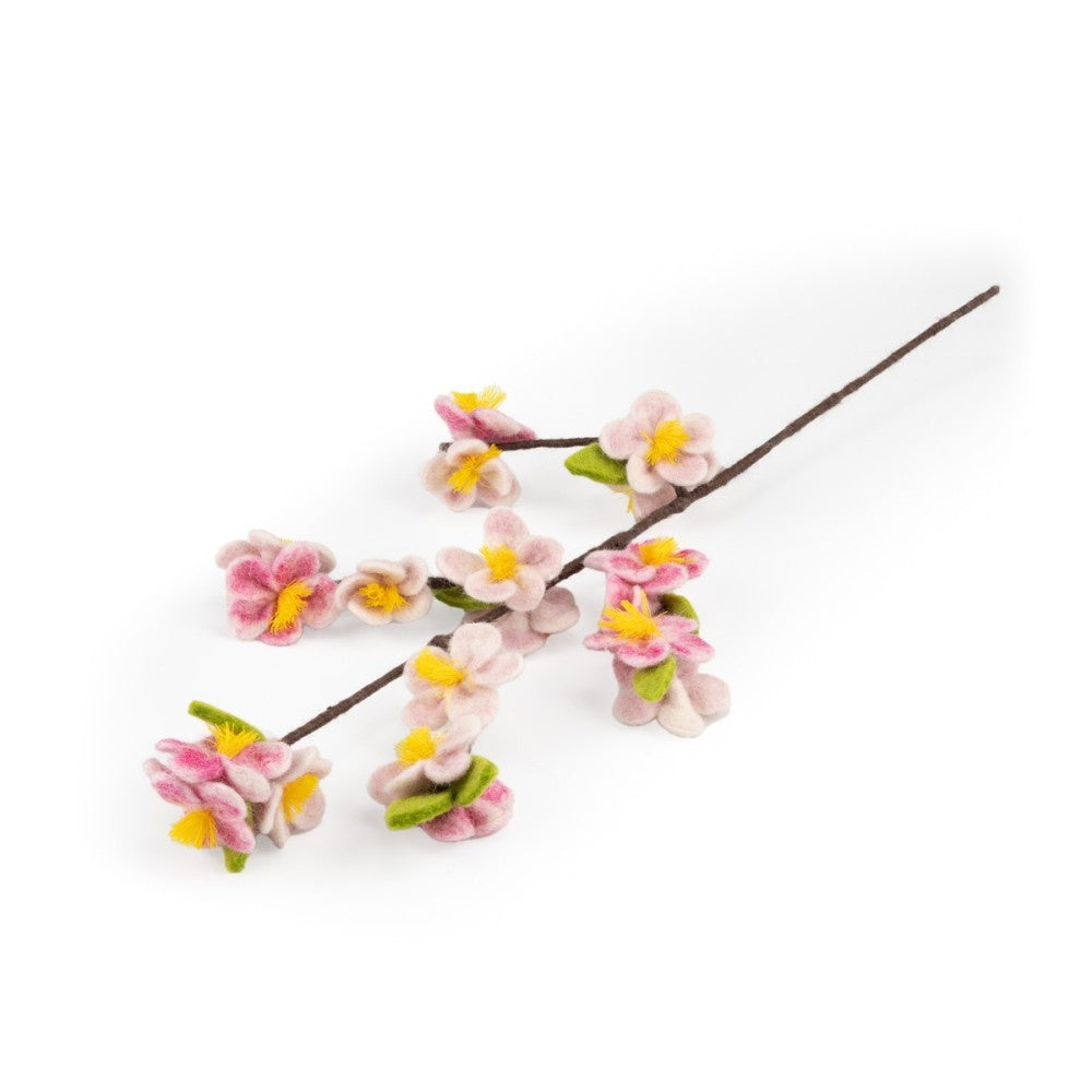 Felted Branch Apple Blossom