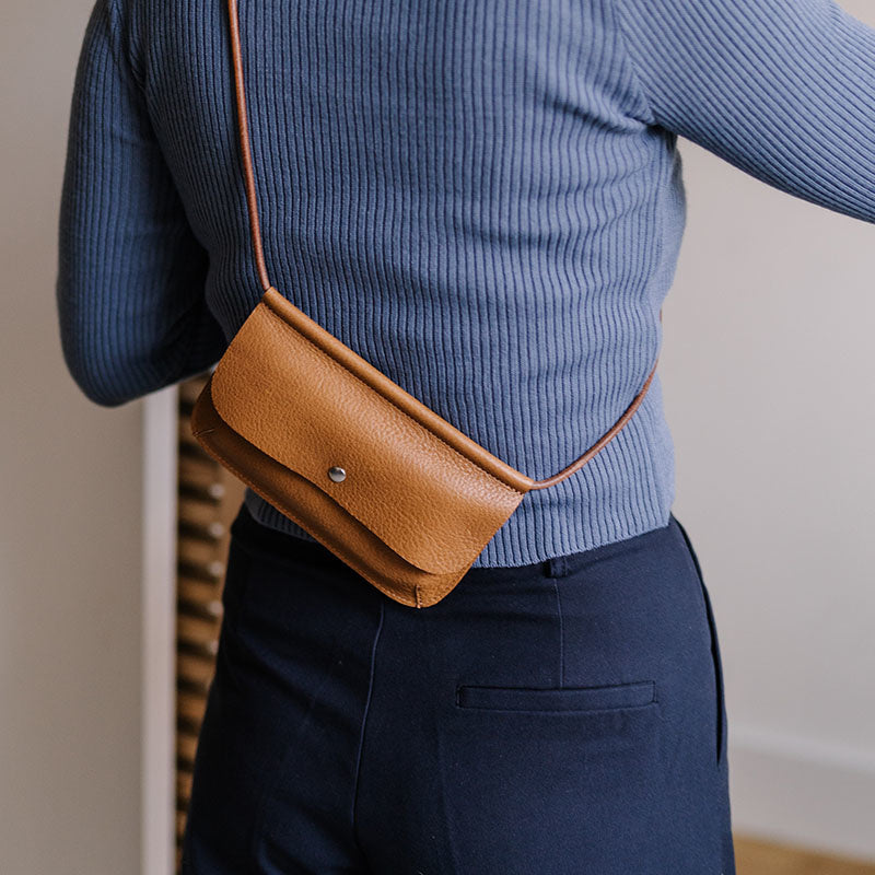 Hang On lederen Telefoontasje - Diverse kleuren