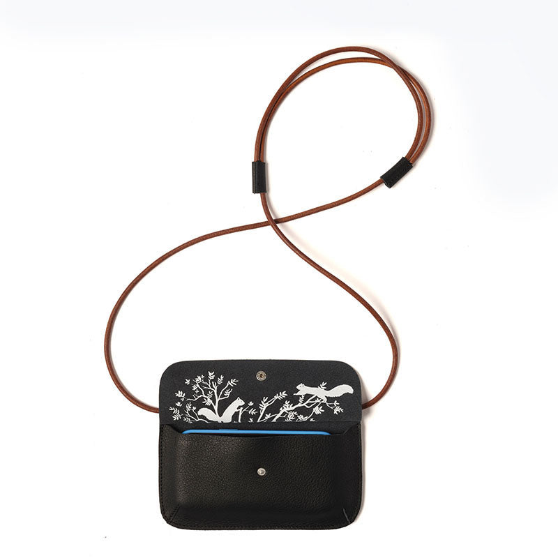 Hang On lederen Telefoontasje - Diverse kleuren