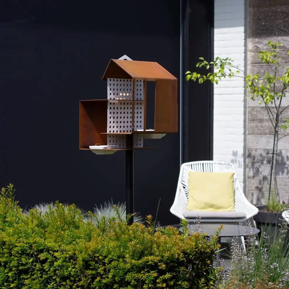 Voederhuisje Tweet House – Cortenstaal