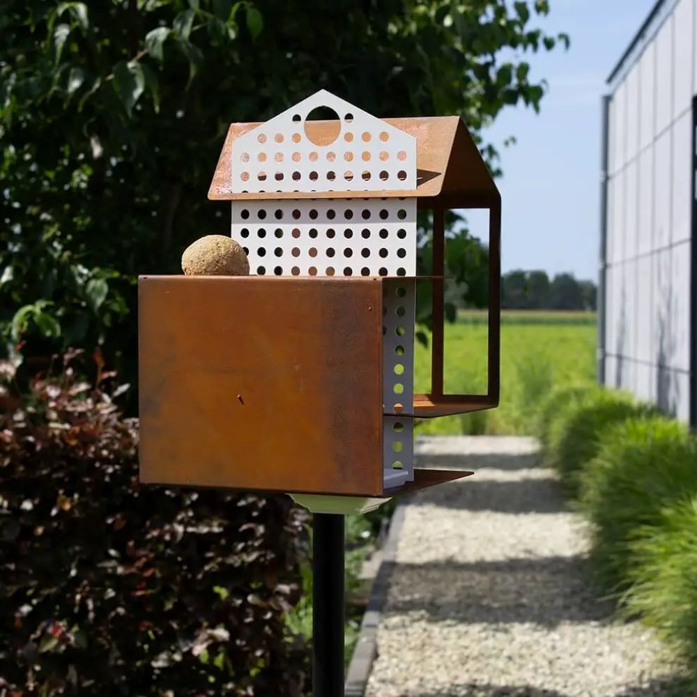 Voederhuisje Tweet House – Cortenstaal