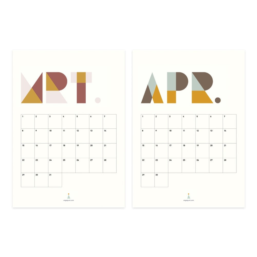 Verjaardagskalender - Diverse Formaten