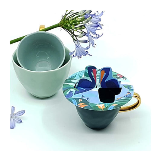 Thee ritueel Pelikaan - set 4 stuks