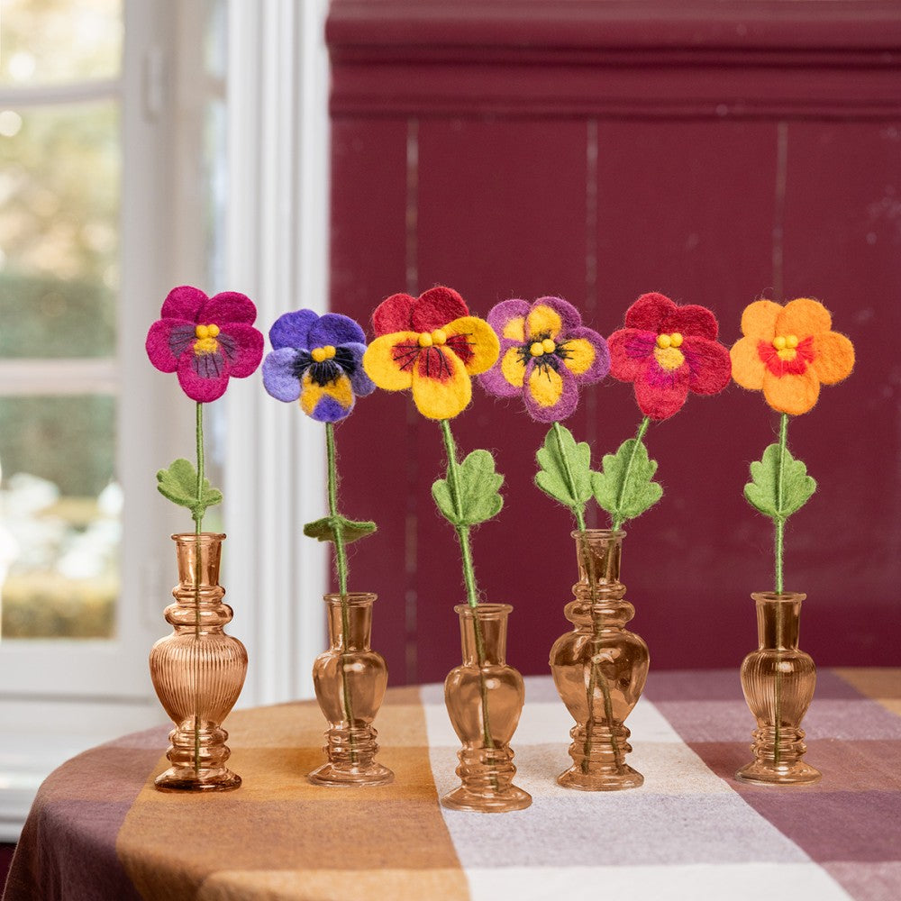 Winterviooltje Wolvilt - Diverse Kleuren