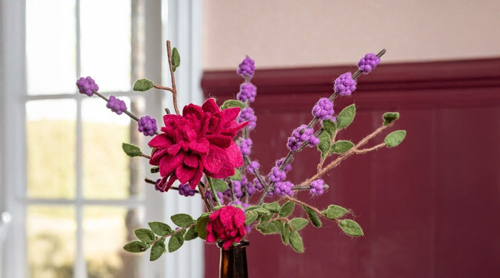 Waarom Vilten Bloemen......