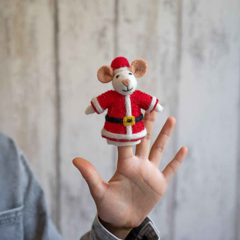 Vingerpopje Kerst Figuurtjes - Diverse Varianten