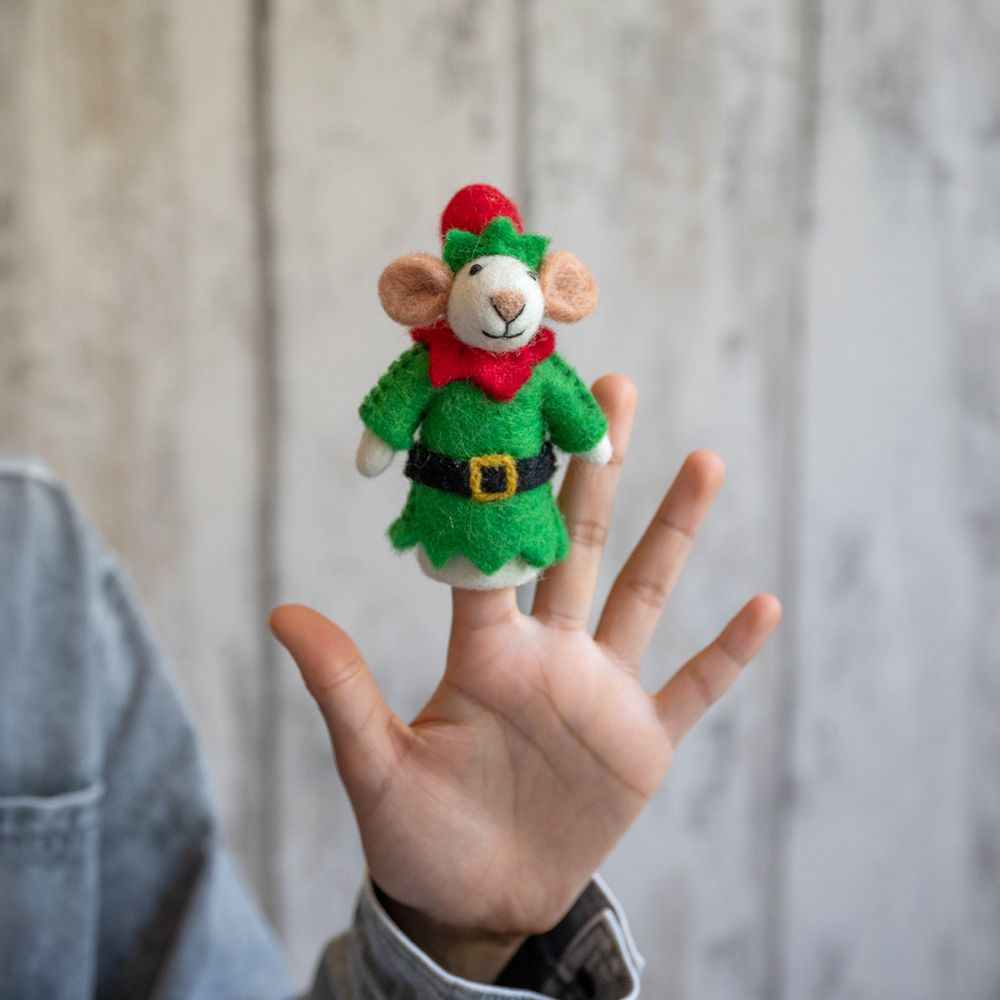 Vingerpopje Kerst Figuurtjes - Diverse Varianten